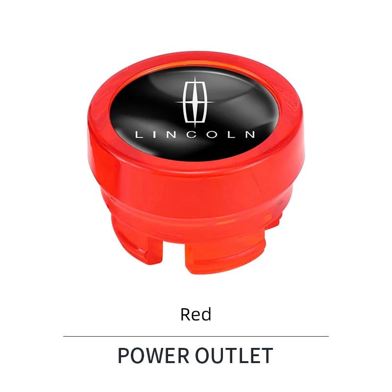 Car Cigarette Lighter Cover DustProof Decoration Cap For Lincoln MKZ Town-car Aviator Navigator Energy Zephyr Voyager Nautilus gfsd7