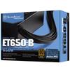 Блок питания SilverStone Essential Series 650 Вт, сертификат 80PLUS BRONZE, SST-ET650-B, Авторизованный дистрибьютор