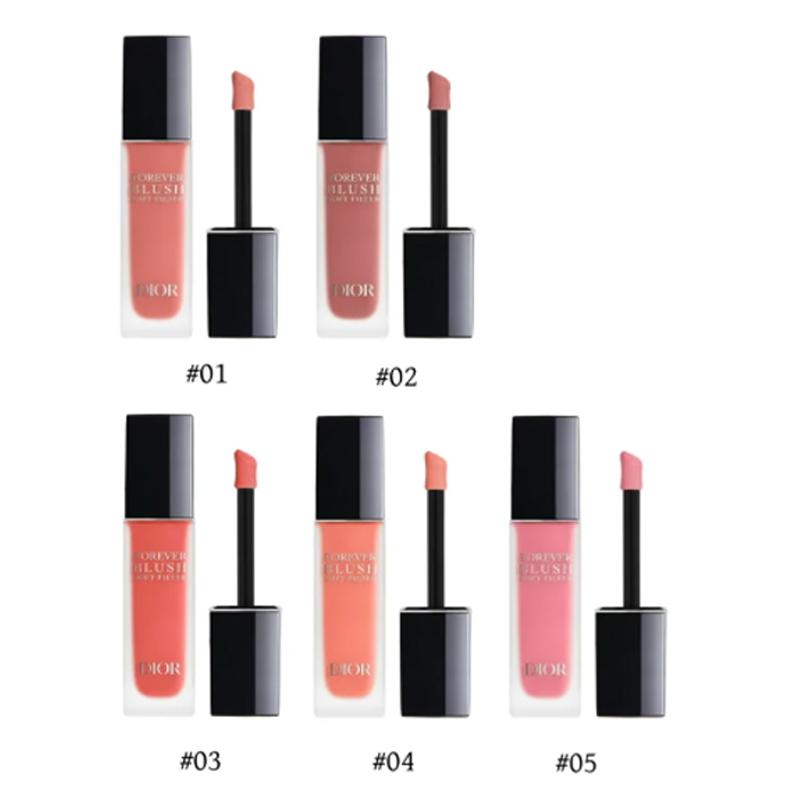 Dior Forever Blush Soft Filter Взбитые жидкие румяна - Матирующий эффект сглаживания 10 оттенков в наличии