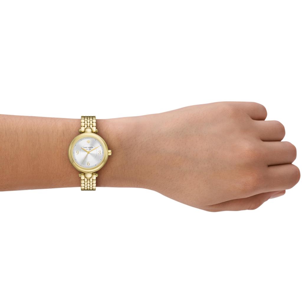Kate Spade New York Gracie Round KSW1871 Gold Watch Women's