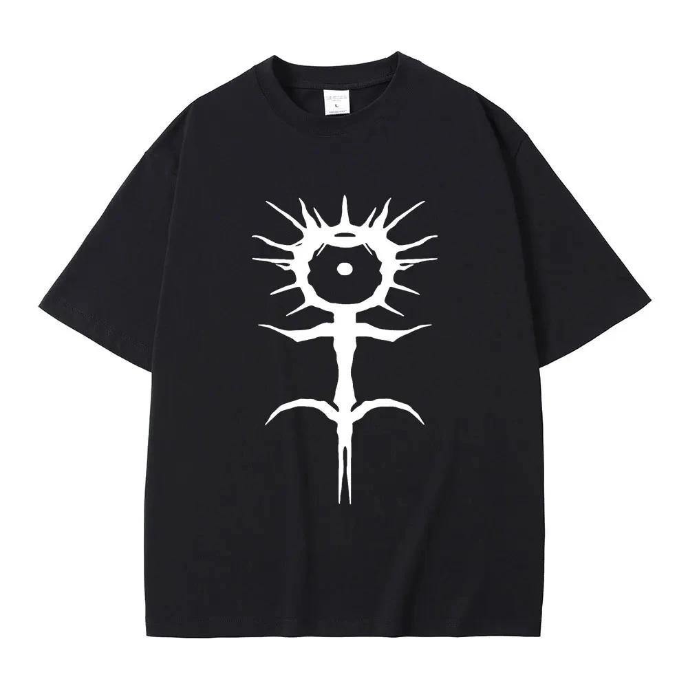 Summer Graphic Print Men T-Shirt Fashion Hip Hop Metal Rock Gothic T Shirt Streetwear Oversized TShirt Unisex Harajuku Tops Tee