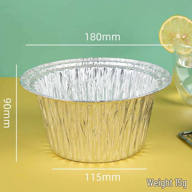 Round Aluminum Foil Pan for Home Use - Air Fryer, BBQ, Baking, and Takeout