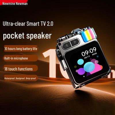 Портативная Bluetooth-колонка Newman K15 с дисплеем текста песен, штепсель CN (адаптер в комплекте) (Китайская версия)
