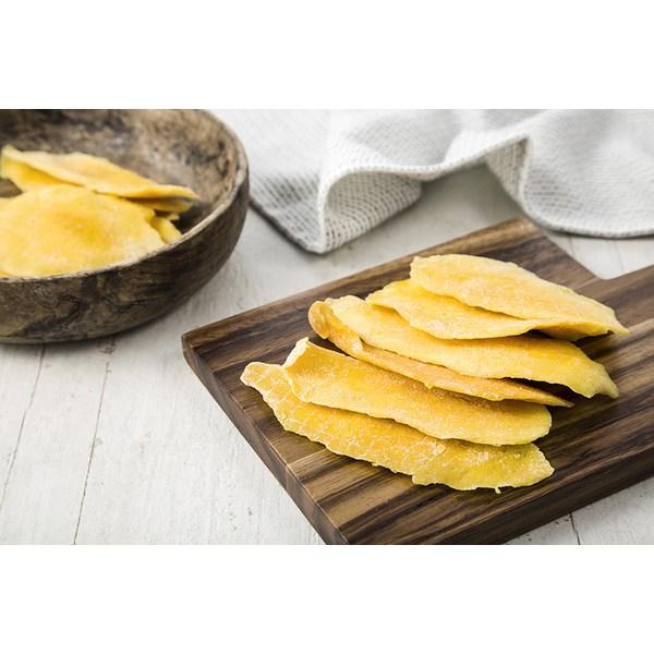 Gomgom сушеные ломтики манго, 80 г, 5 штук, корейские орехи