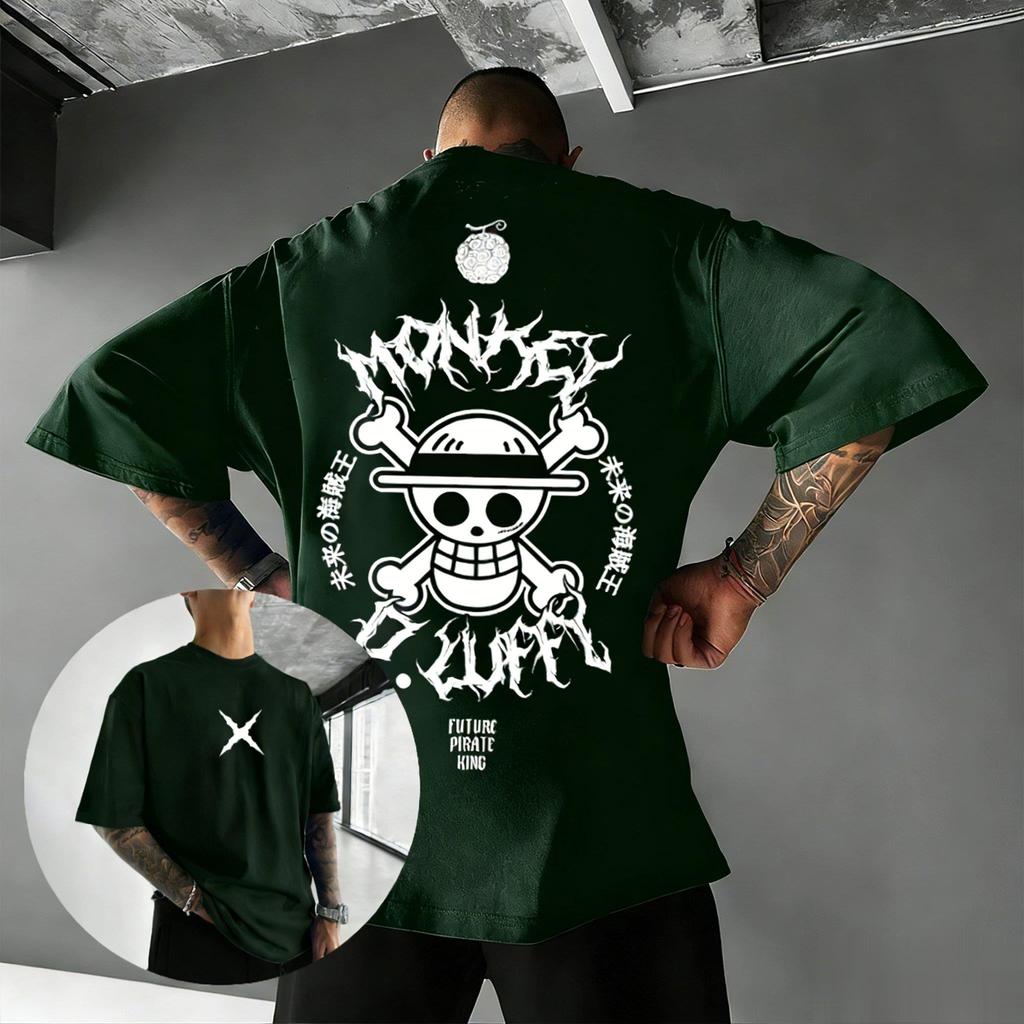 Аниме Футболка One Piece Манки Д. Луффи Мужская Женская Уличная Одежда С Коротким Рукавом Футболка 2026 Летний Графический Принт Оверсайз Повседневные Топы Y2k