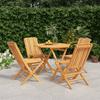 VidaXL 5-piece Garden Dining Set, Dining Set with Table and Chair, Lounge Set, Patio Furniture, 3155027