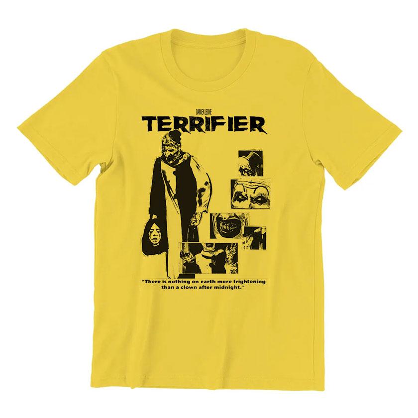 Хлопковая футболка унисекс с принтом фильма ужасов Террор 2 (Terrifier 2) - Клоун Арт, слэшер, страшный Хэллоуин, крик, убийца-клоун