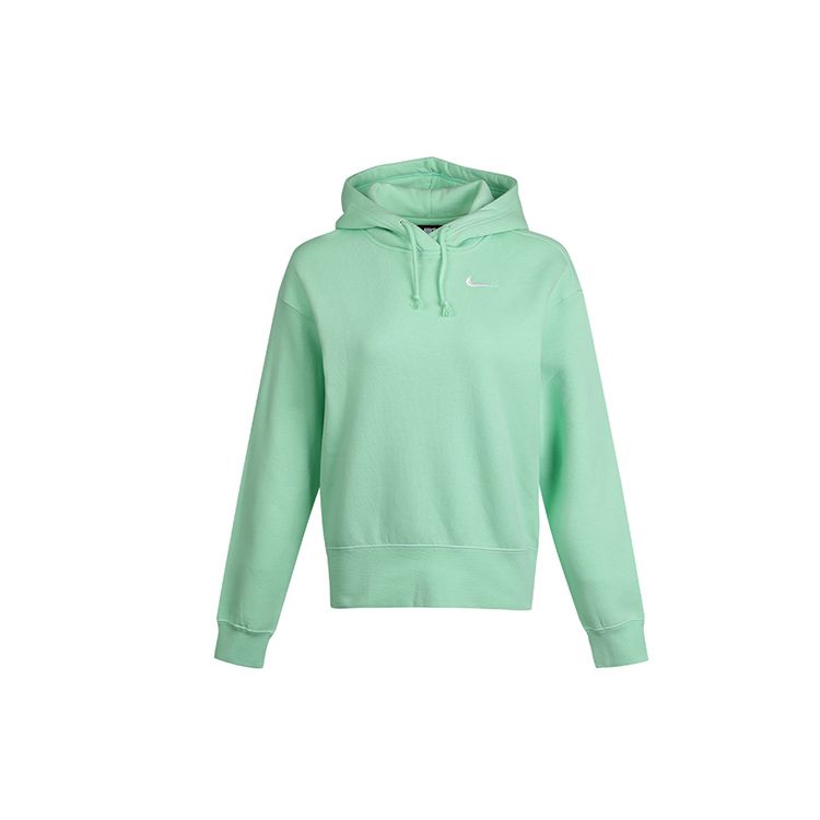 Nike Спортивная одежда, флисовый пуловер с капюшоном, женские топы, зеленый CZ2591-390
