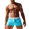 Men's Front Pocket Swimwear Short Swim Trunks Beach Shorts Sexy Mesh Boxer Briefs Comfortable Soft Breathable