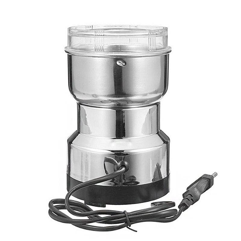 Электрическая шлифовальная машина из нержавеющей стали, домашний шлифовально-фрезерный станок 220 В, измельчение кофейных зерен, кухонные аксессуары для орехов, соли, специй, мозолей