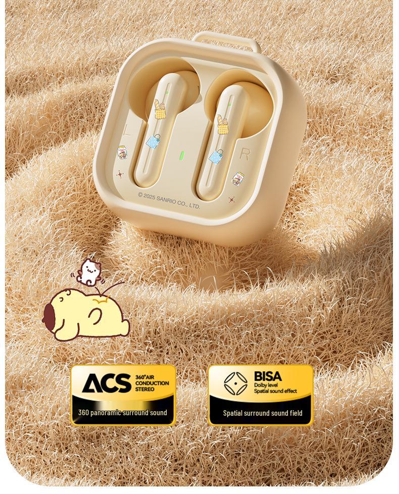 Sanrio H19 Hello Kitty Милые Беспроводные Bluetooth-Наушники - Идеальный Подарок для Студентов и на Вечеринки