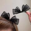 Elegant Big Bows Lace Flower Hairpins Fabric Elastic Bowknot Hair Bands Women Hair Accessories Fashion Hair Clip