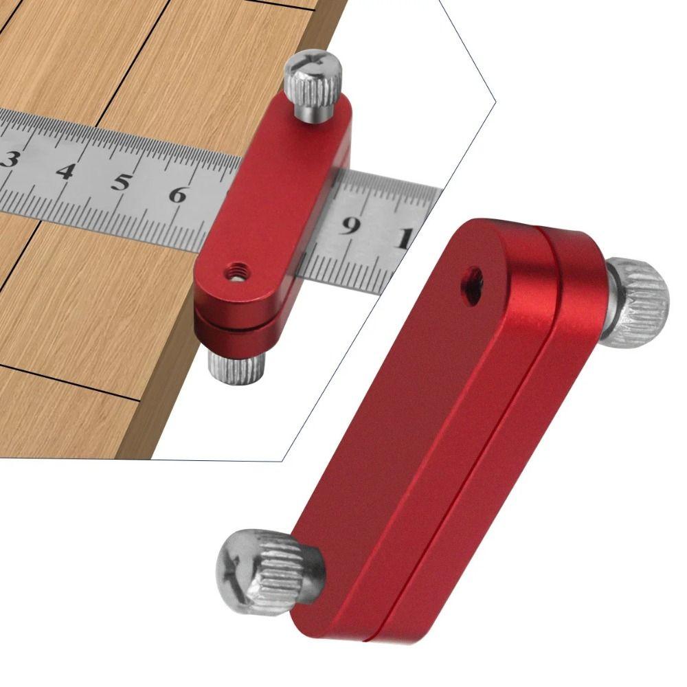 Positioning Limit Steel Ruler Positioning Block Adjustable Line Marking Gauge  Carpentry  DIY