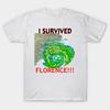 T Shirt Women I Survived Hurricane Florence By Orikall Harajuku Print Kawaii Tshirt Summer Short Sleeve Female T-Shirt Top Tee