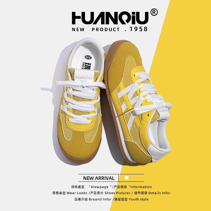 Глобальная сетчатая дышащая немецкая тренировочная обувь женская обувь ZHQ-HY1013 новая женская обувь летняя на плоской подошве универсальная повседневная обувь женская