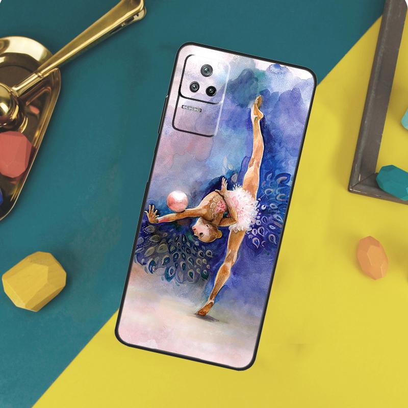 Чехол-картина маслом для гимнастики для Xiaomi 15 14 13 Ultra 11T 12T 13T 14T Pro POCO X7 Pro X3 X5 X6 F5 F6 M6 Pro Funda