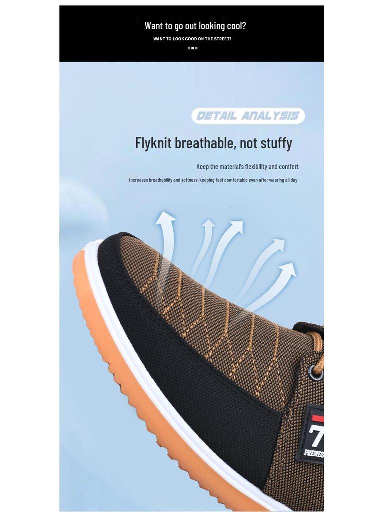 Мужские универсальные парусиновые туфли на шнуровке - Повседневные кроссовки большого размера в стиле Старого Пекина