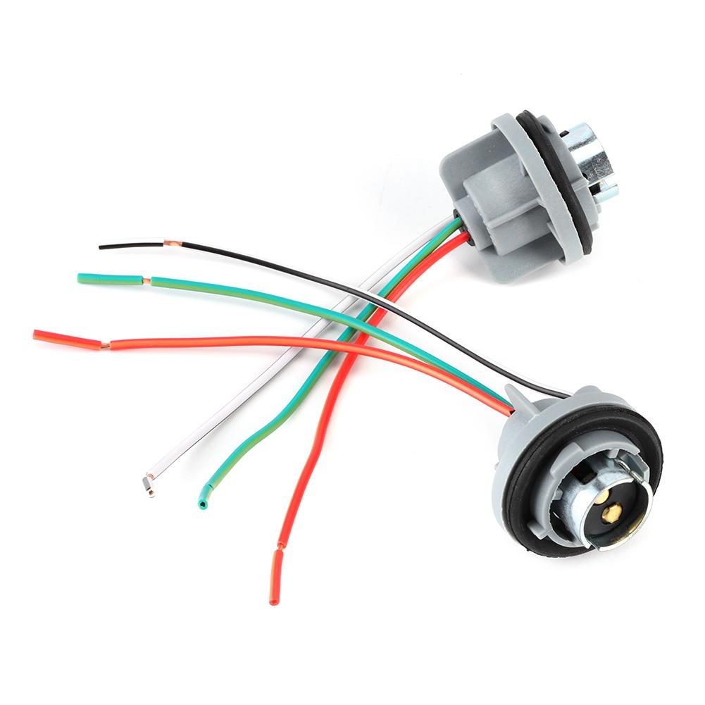 BAY15D 1157 Адаптер патрона лампы с железным сердечником Цоколь Разъем Жгут Проводка Штекер для стоп-сигнала и указателя поворота