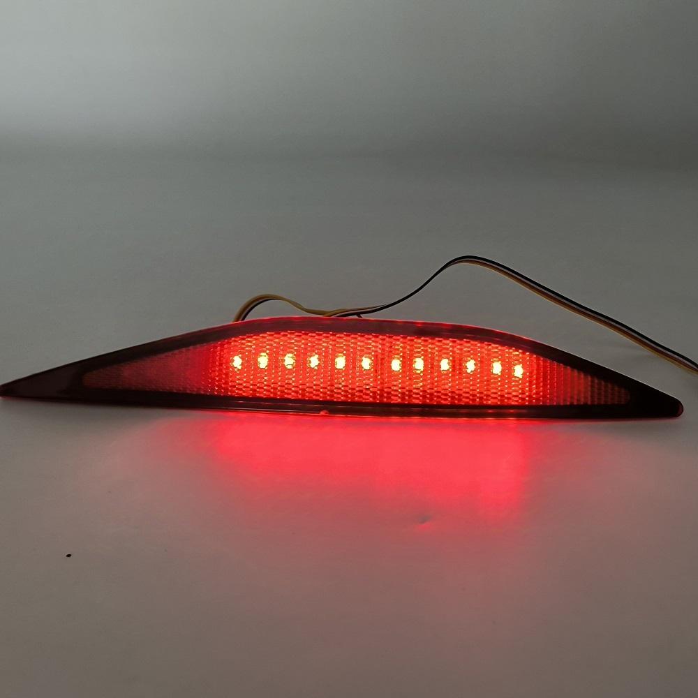 Для Golf 7 2013-2015 Задний бампер Отражатель Предупреждающий тормозной фонарь Поворотный противотуманный фонарь, указатель поворота с обычным стоп-сигналом DRL