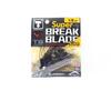 Jackall Тонущая приманка Super Break B Fine 1/8 унции черного цвета (1486)