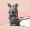 Cartoon Phone Pendant Creative Backpack Pendant Cute Plush Resin Rabbit Keychain  Bag Accessories