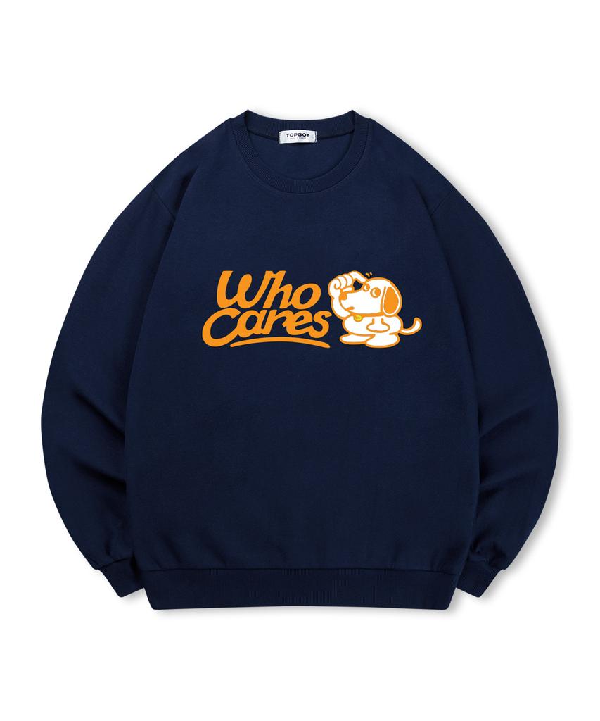 TOPBOY [Non-Fleece Or Fleece] Hucares Printed Sweatshirt (Type A)