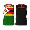 HUANGSE basketball jersey sports fitness vest 3D customized men's vest casual, comfortable, loose, quick-drying and sweat-wicking