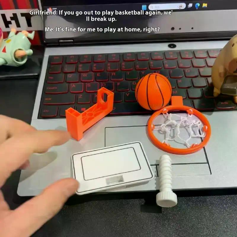 1 Набор Мини Настольная Игра Баскетбольный Мяч Игрушка Настольный Баскетбол Детские Игрушки Семейные Игрушки Игра Стрельба по Кольцу