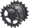 Studio World War II German Army King Tiger Heavy Tank Sprocket Wheel Pattern 1 Set of 2 Plastic Model Parts TR35087 Molding Color T-Rex 1/35 18-tooth