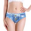 Women's Underwear Cute Cotton Breathable Sexy Denim Briefs