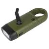 Emergency Hand Crank Dynamo Solar Flashlight Rechargeable Portable For Fishing Boating Hiking LED Flashlight