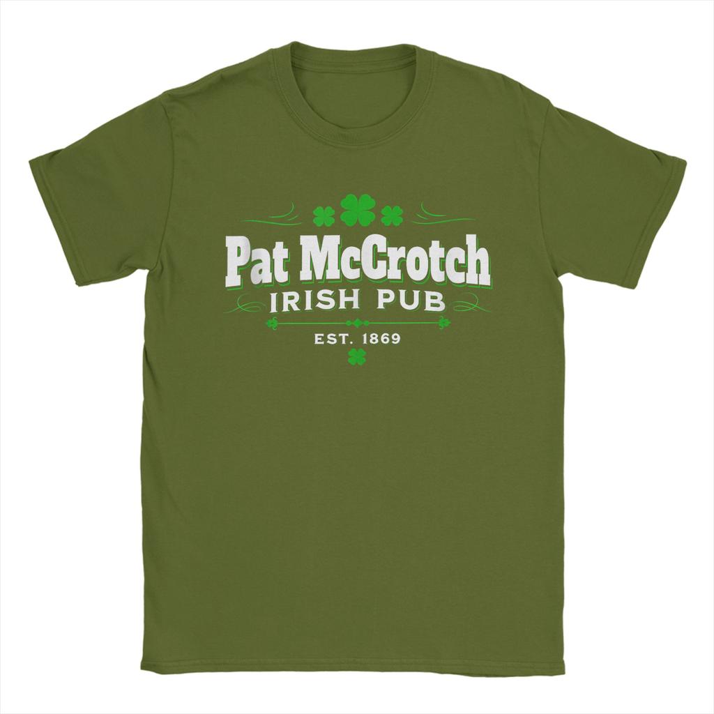 Pat McCrotch Irish Humor Novelty St Patricks Day TShirt Summer Cotton TShirts Unisex Novelty Casual Tee Shirt Vintage Top Tees