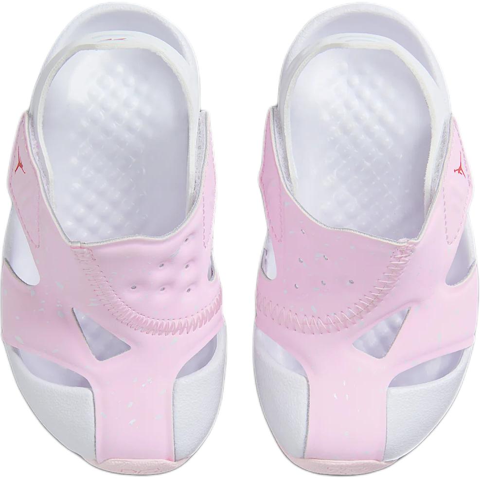 Jordan Flare Abrasion Resistant Slip Resistant Low top Toddler Shoes Foam Pink/White/Fire Red Infant And Toddler CI7850-608