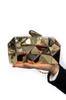 Women's Stylish and Useful Evening Dress Bag Metal Gold Pyramid Women's Evening Bag