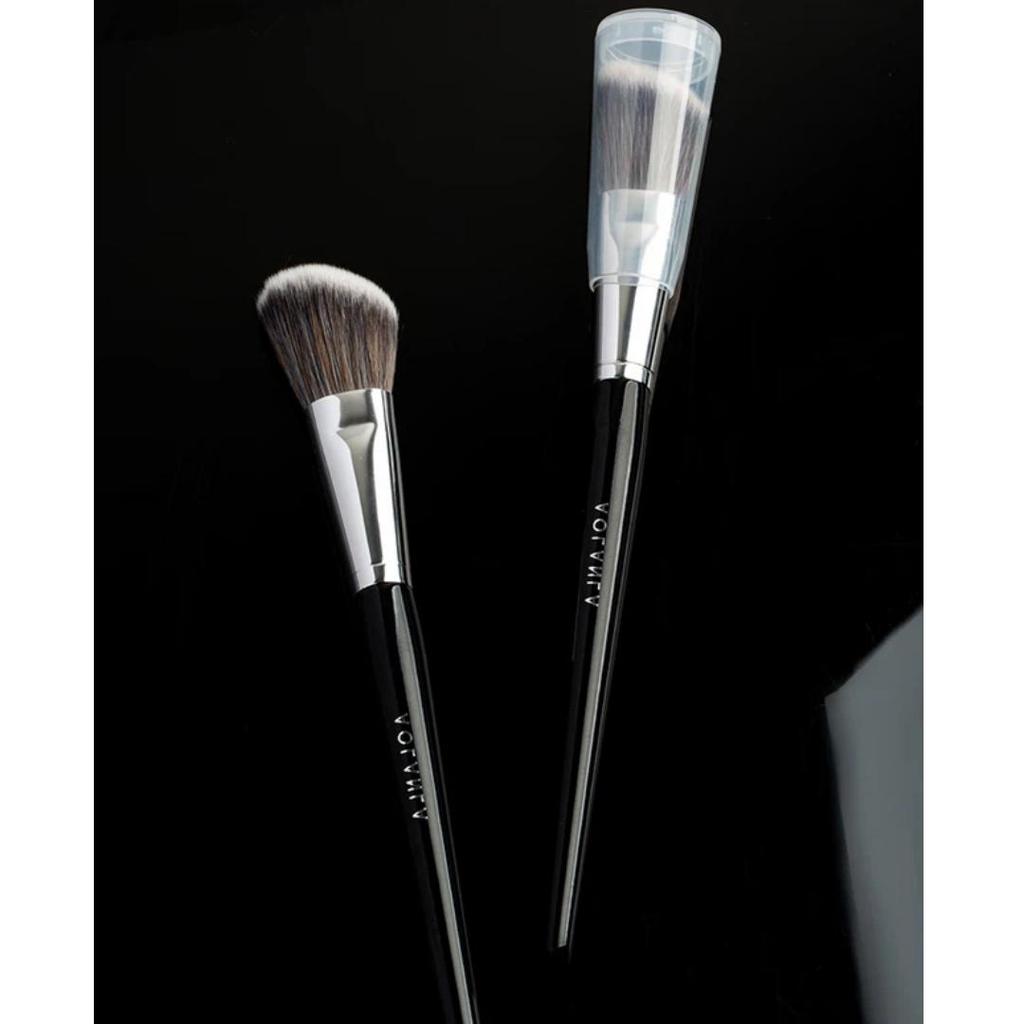 AOLANLA Slanted Contour Brush, No. 49 Multifunctional Blending Brush, Makeup Tools with Dust-Proof Cap, 1 pack