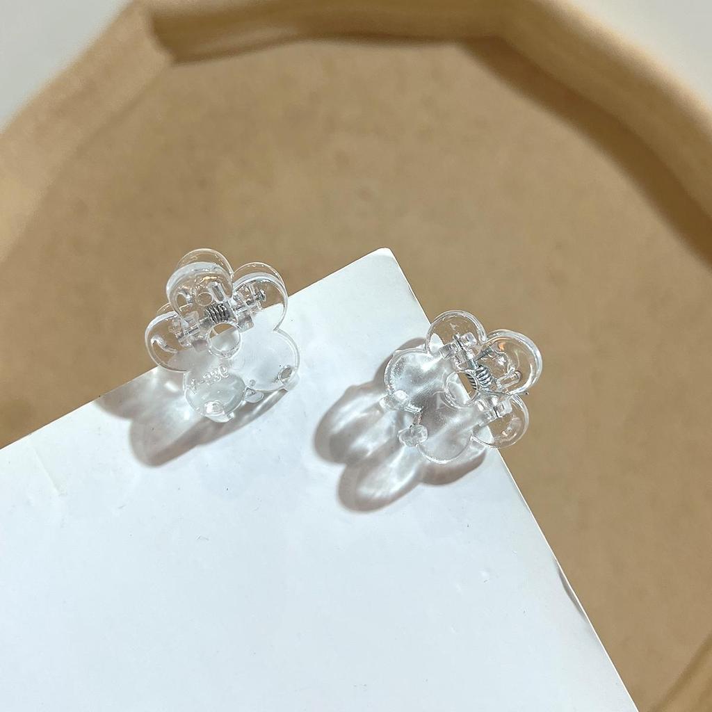 2 шт., акриловые цветочные мини-коготь для волос для женщин, девушек, макияж, заколки для волос, аксессуары для волос, зажим для волос, головные уборы