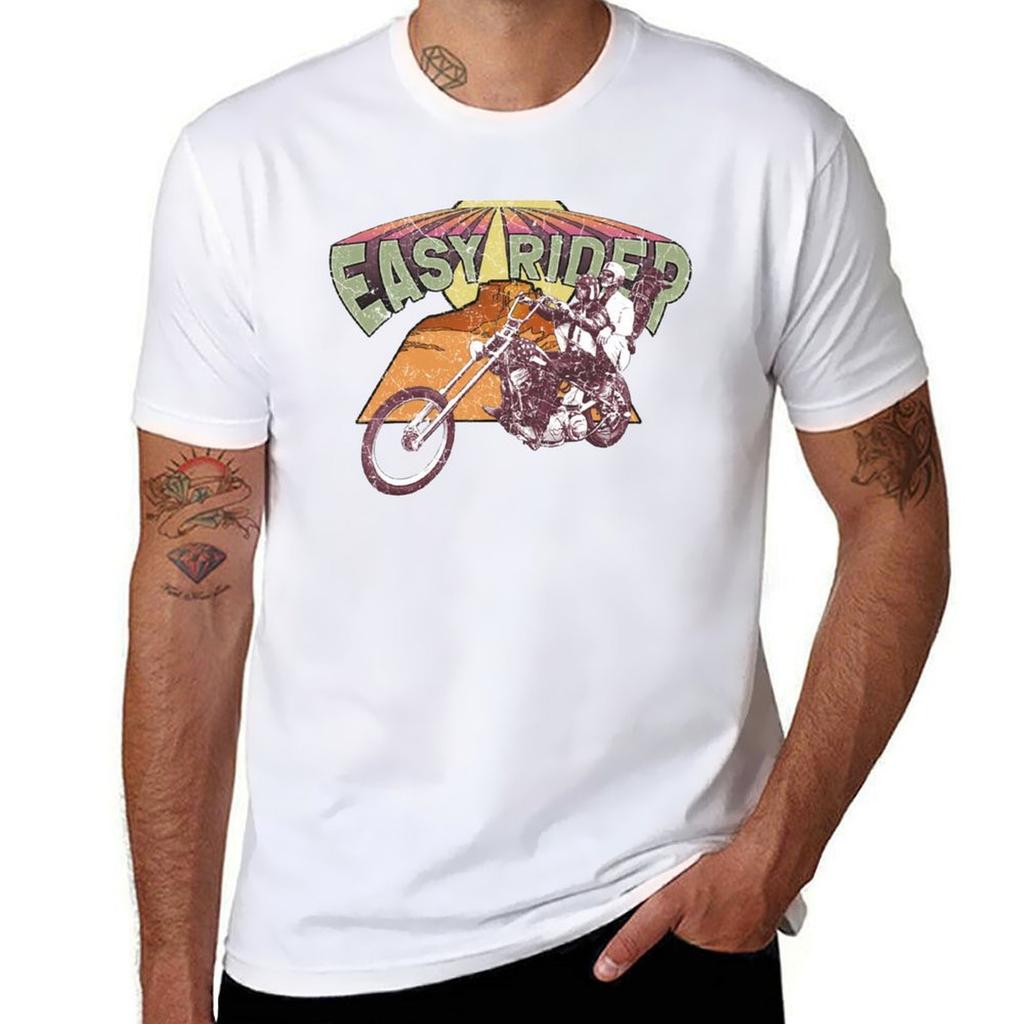 Easy Rider (worn) TShirt Work Wear Short Sleeve TShirt