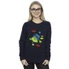 Disney Womens/Ladies Toy Story Christmas Lights Aliens Sweatshirt