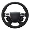 DIY Black Faux Leather Car Steering Wheel Cover For Ford Focus C-Max (Grand C-Max) Kuga 2010 2011 2012 2013 2014 2015 2016