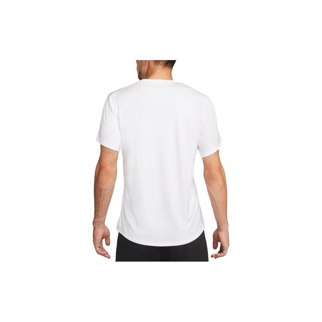 Nike Футболка с коротким рукавом Dri-Fit Miler, мужские топы, белая DV9316-100