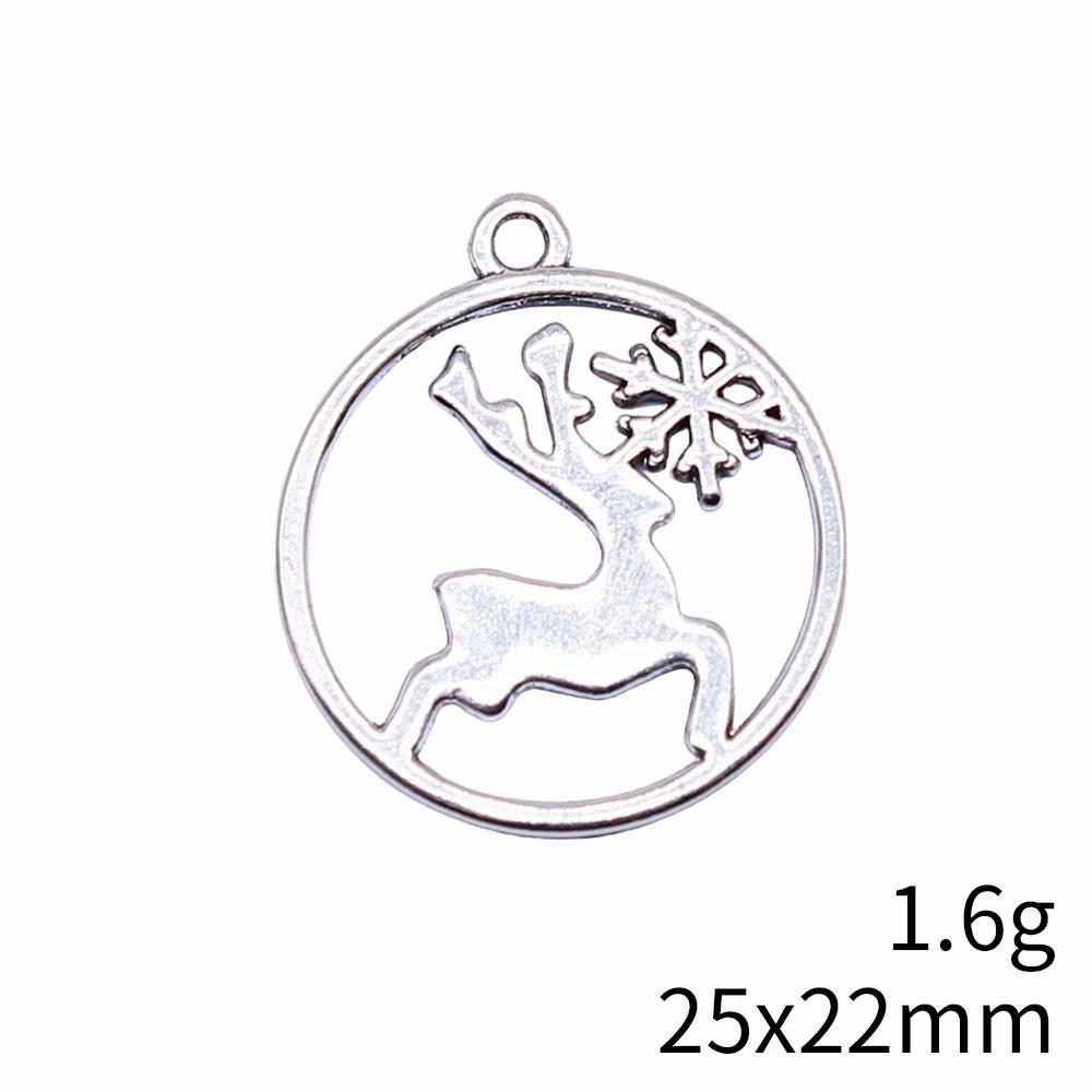 NewArrivals Charms For Jewelry Deer Christmas Day Charms Pendant Audience Bracelet Pendant