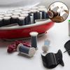 12 шт. парикмахерские роликовые заколки для укладки волос, равномерно завитые бигуди, завивка волос, изоляционные зажимы для волос, аксессуары для волос