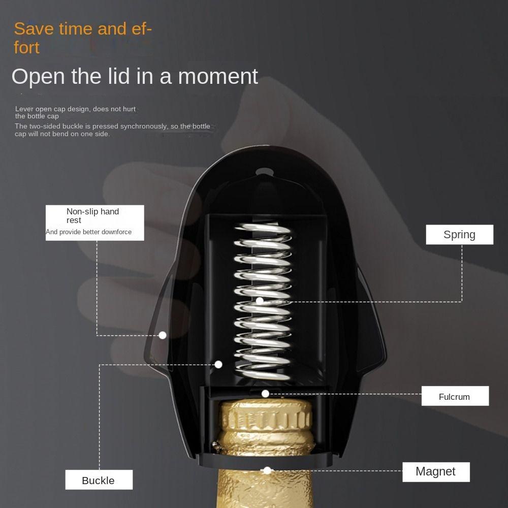 Labor-saving Penguin Bottle Opener Automatic Bottle Cap Remover Restaurants