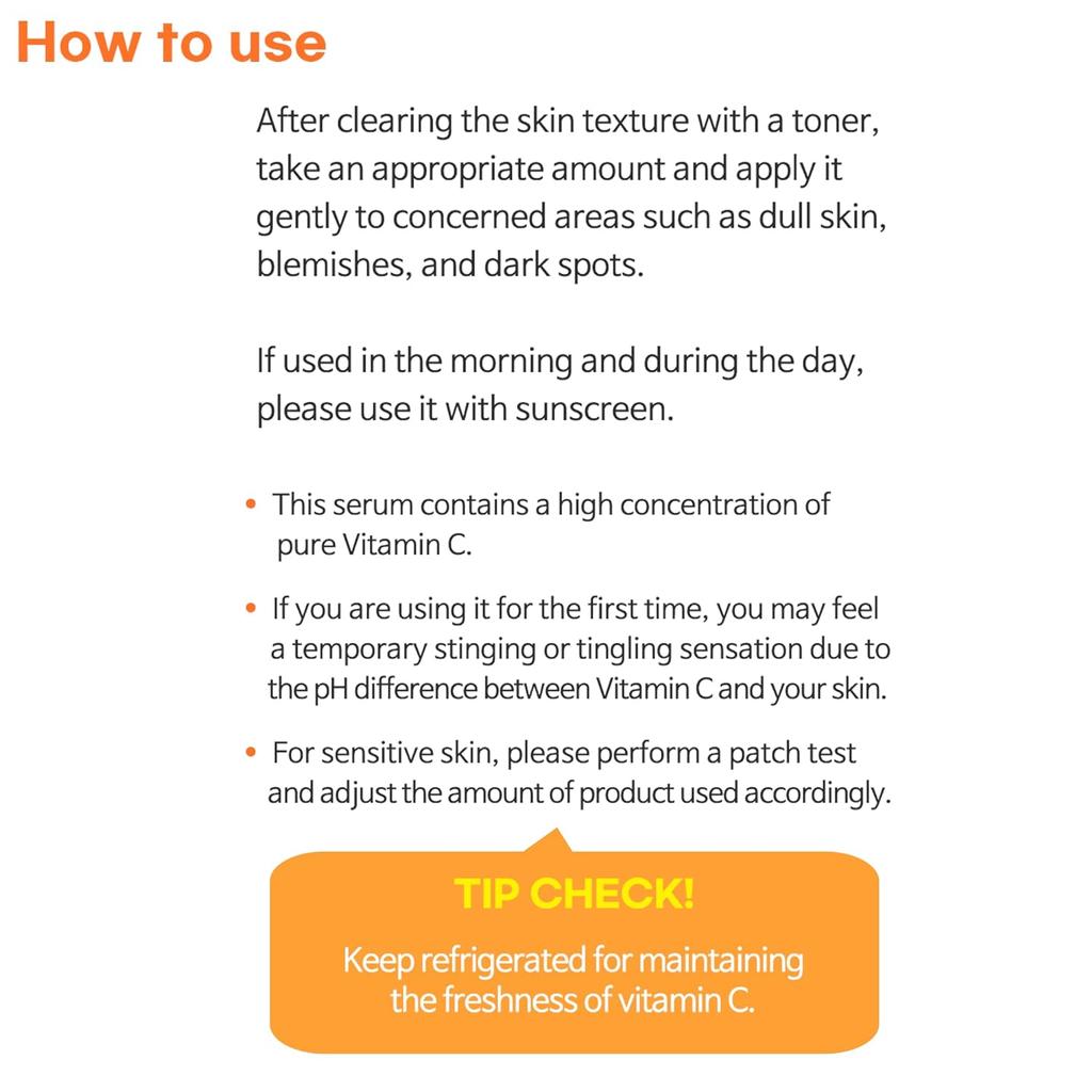 TIAM Сыворотка-сюрприз с витамином C24 (30 мл 1,01 жидкая унция.) Уход за кожей лица