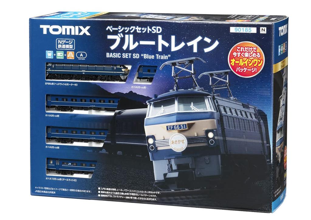 TOMYTEC Базовый набор TOMIX N Gauge SD Blue Train 90185 Набор для ознакомления с моделью железной дороги