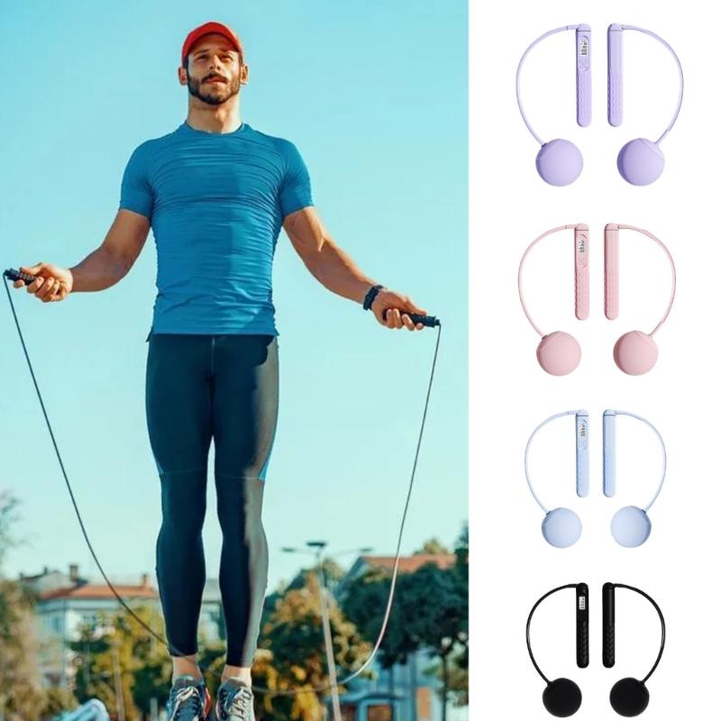 Weighted Skipping Rope with Precisions Counter Digital Counting Cordless Jump Rope For Adult Indoor and Outdoor Exercise