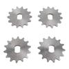 4pcs Motor Sprocket 14 Teeth Steel High Strength Front Sprocket for 420 Chain Modification