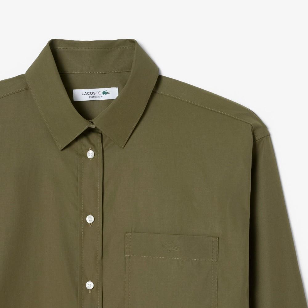 Lacoste Женская оверсайз рубашка из поплина CF0215-55NE9F