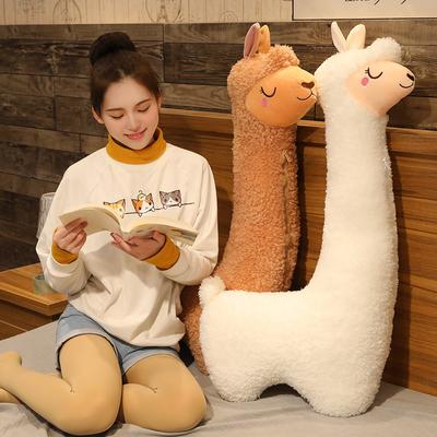 Животное альпака кукла плюшевая игрушка маленькая овечка кукла девочка спящая подушка для бросания подушка дарение подарок на день рождения