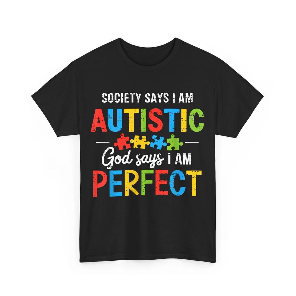 Autism Awareness Shirt, Society Says I'm Autistic Autism Awareness Month T shirt